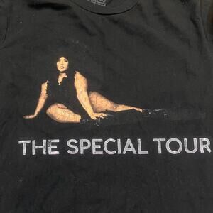 LIZZO T-Shirt The Special Tour Fall 2022 Concert womens Size Medium Black